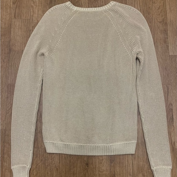 RALPH LAUREN BLACK LABEL Silk Cashmere Suede Sweeter ScoopNeck Long Sleeves Sz M - Picture 3 of 9